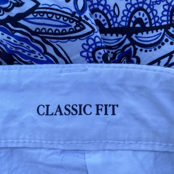 Croft & Barrow - Blue & white (paisley print) classic fit sport skort, Size: 6 - Picture 8 of 9